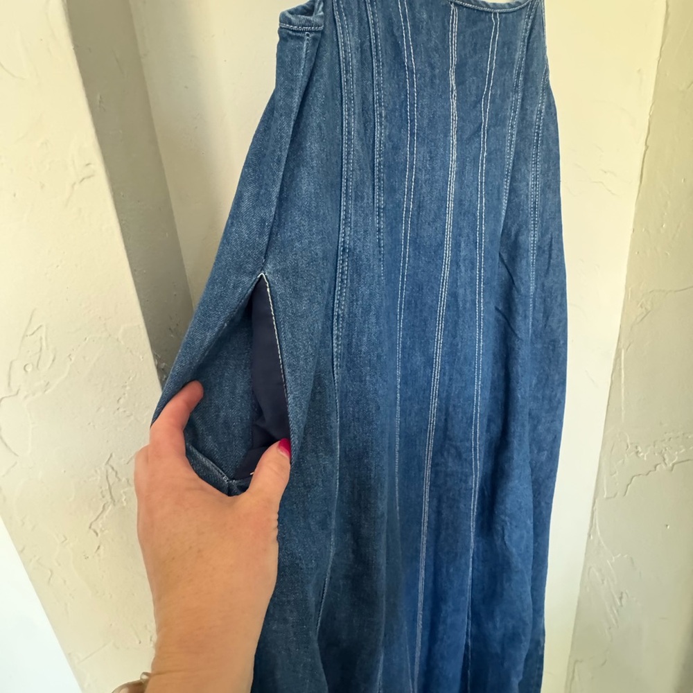 Denim Maxi Dress - Picture 7 of 13